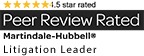 Peer Review Rated 4.5-Star Martindale-Hubbell
